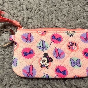 Vera Bradley Pink and Purple Floral Pouch